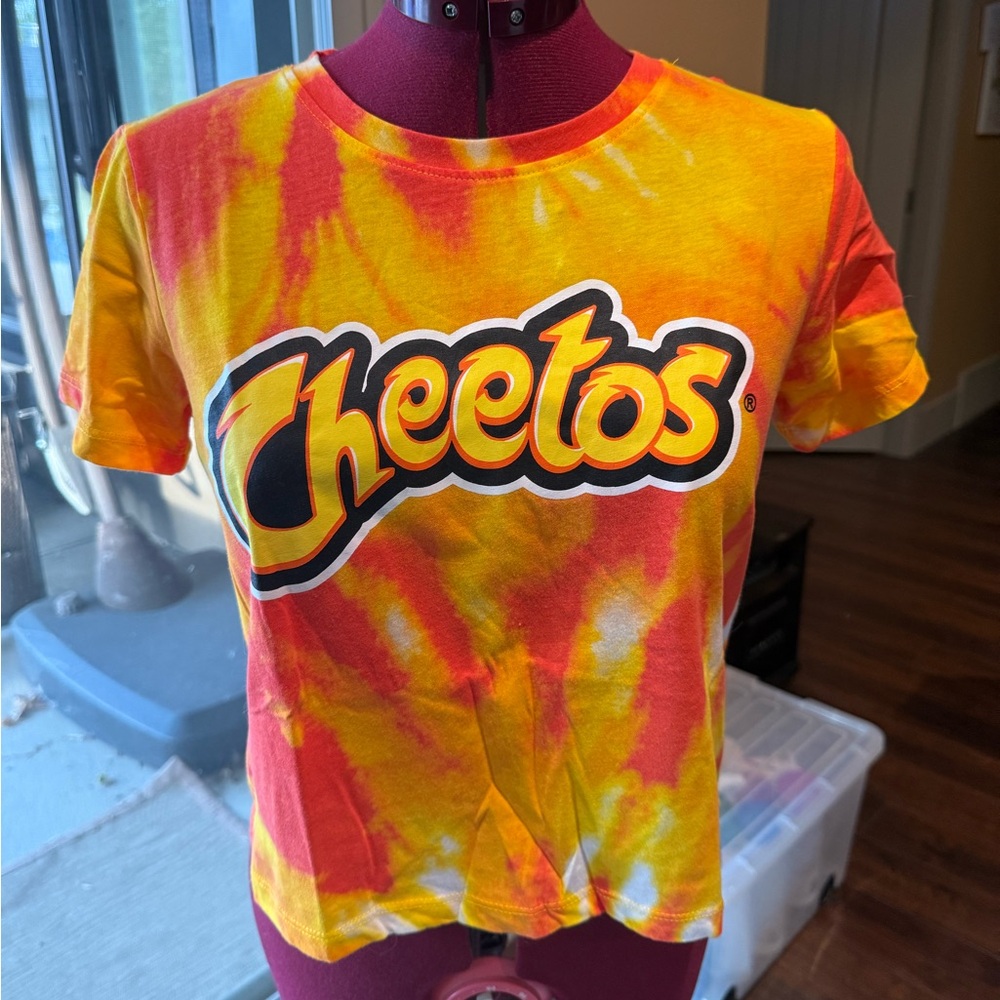 Cheetos Orange and Red Tie Dye T-Shirt